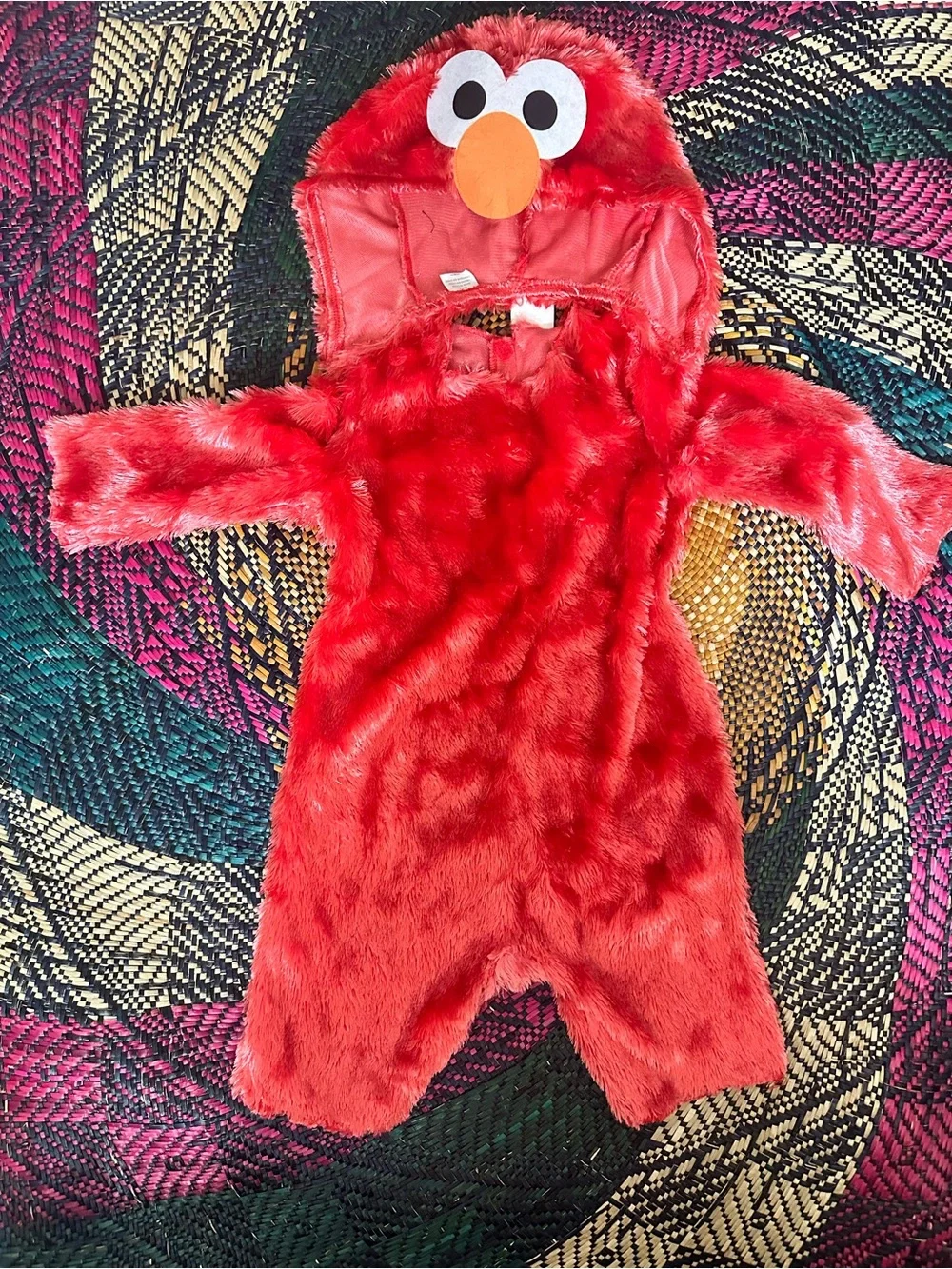 Red Elmo Plush Kids Costume